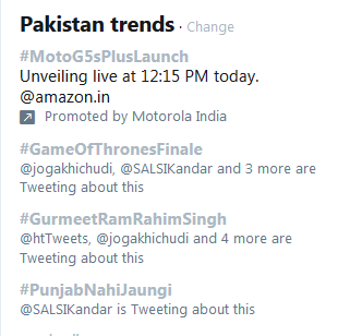 Gurmeet Ram Rahim trending in Pak on 28-29 Aug 17